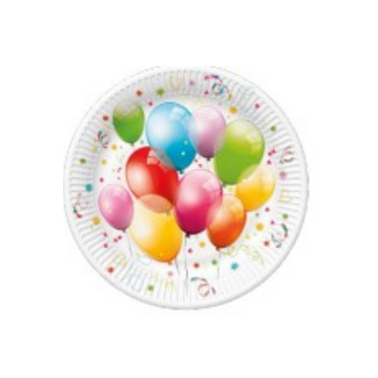 Šķīvīši ballītei Party Balloons 18cm 1pac