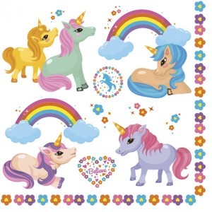 Salvetes bērniem Rainbow Ponies 1pac